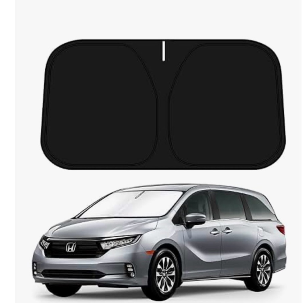 Black Car Sunshade for Honda Odyssey